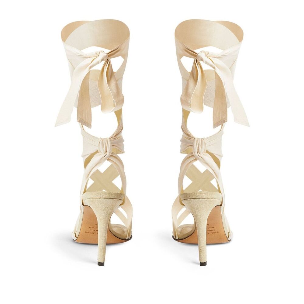 ISABEL MARANT Lace-Up Arieli Sandals 80 US 6 $915 - Picture 5 of 8